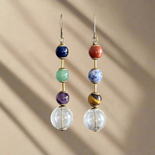 Load image into Gallery viewer, Chakra Illusion Earrings