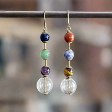 Load image into Gallery viewer, Chakra Illusion Earrings