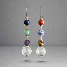 Load image into Gallery viewer, Chakra Illusion Earrings