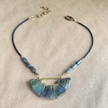 Load image into Gallery viewer, Fan Me Off Labradorite Necklace