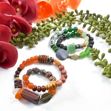 Load image into Gallery viewer, Candy String: Double Wrap Green African Bracelet