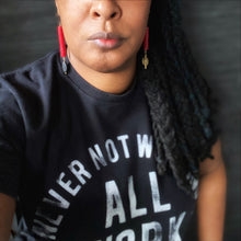 Load image into Gallery viewer, Aisha’s Asymmetrical Blue Earrings