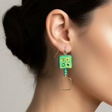 Load image into Gallery viewer, Imani Boxed Evergreen Earrings