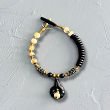 Load image into Gallery viewer, Black Peace Bracelet for One