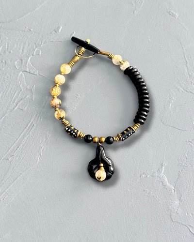Black Peace Bracelet for One