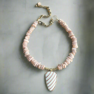 Sunstone Zebra Necklace