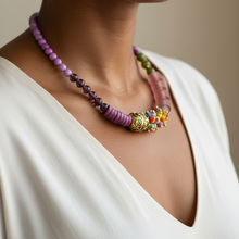 Load image into Gallery viewer, Many Lavender Travels Necklace