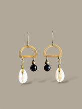 Load image into Gallery viewer, Counterbalance Cowrie Earrings