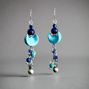 Waterfalls Kazuri Earrings