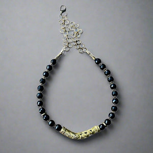 Black is Gold Necklace