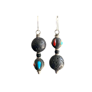 Ethnic Dot Earrings