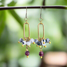 Load image into Gallery viewer, Sugar Plum Crane Earrings