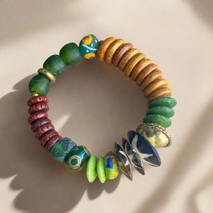 Green Goddess African Bracelet