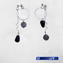 Load image into Gallery viewer, Silver HiLo Earrings