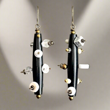 Load image into Gallery viewer, Bantu Knot Earrings (White)