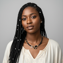 Load image into Gallery viewer, Obsidian Veil Necklace