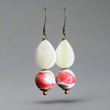 Load image into Gallery viewer, Lantern Kazuri Earrings