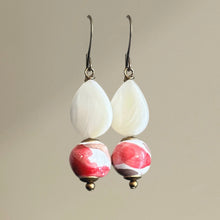 Load image into Gallery viewer, Lantern Kazuri Earrings