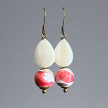 Load image into Gallery viewer, Lantern Kazuri Earrings