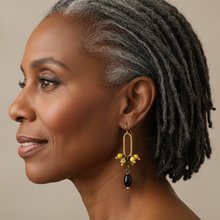 Load image into Gallery viewer, Honey Bee Crane Earrings