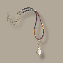 Load image into Gallery viewer, Rainbow Pearl Necklace