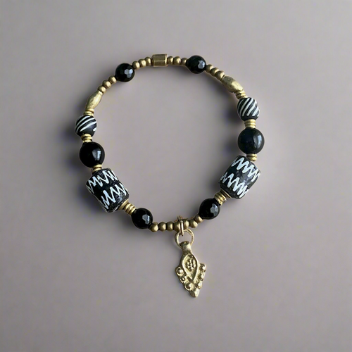 Black Holiday Charm Bracelet