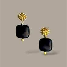 Load image into Gallery viewer, Dark Dandelion Earrings