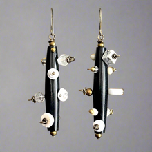 Load image into Gallery viewer, Bantu Knot Earrings (White)