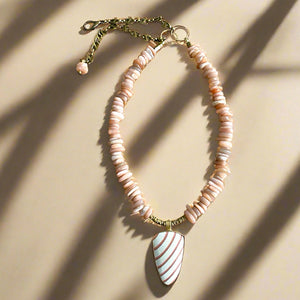 Sunstone Zebra Necklace