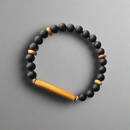 Black and Tan Bracelet