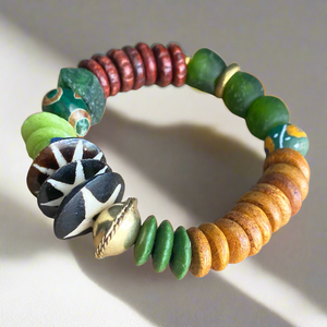 Green Goddess African Bracelet