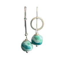 Load image into Gallery viewer, Noughts &amp; Crosses Kazuri Earrings
