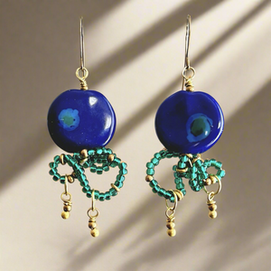 Amoeba Kazuri Earrings