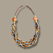 Load image into Gallery viewer, Braided Sunset Infinity Necklace