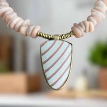 Load image into Gallery viewer, Sunstone Zebra Necklace