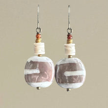 Load image into Gallery viewer, Mink Kazuri Earrings