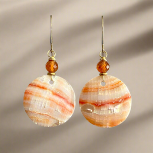 Red Moon Earrings