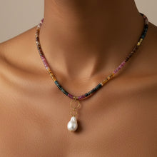 Load image into Gallery viewer, Rainbow Pearl Necklace