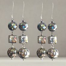 Load image into Gallery viewer, Dangling Disco Ball Earrings