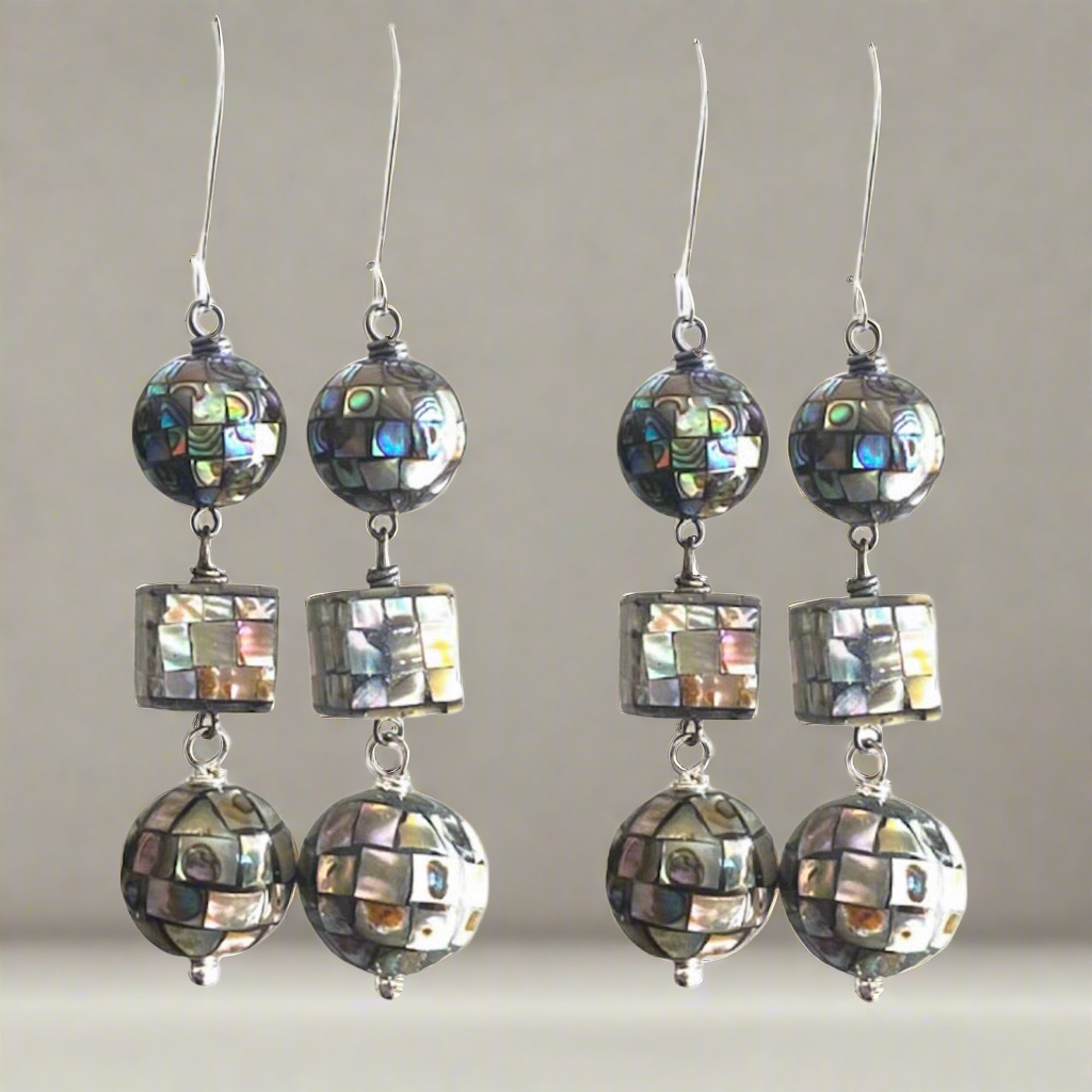 Dangling Disco Ball Earrings