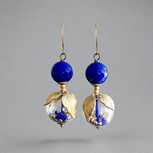 Blue Ball Gown Era Earrings, Limited Edition