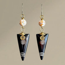 Load image into Gallery viewer, Horn &amp; Halo Earrings