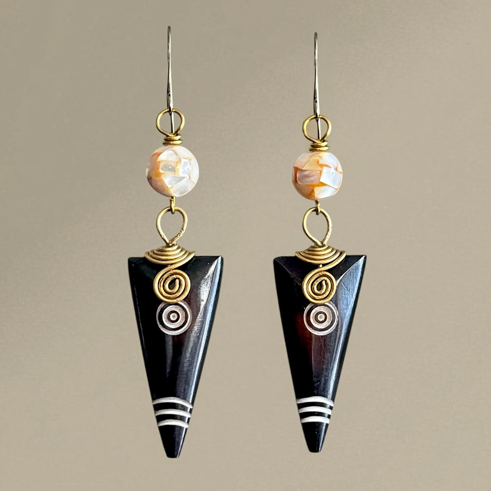 Horn & Halo Earrings