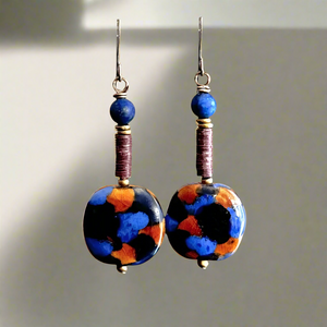 Painter's Dream Kazuri Earrings