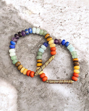 Load image into Gallery viewer, Chakra Gemstone Bracelet