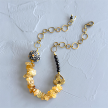 Load image into Gallery viewer, Sun and Soil: Citrine and African Bead Necklace