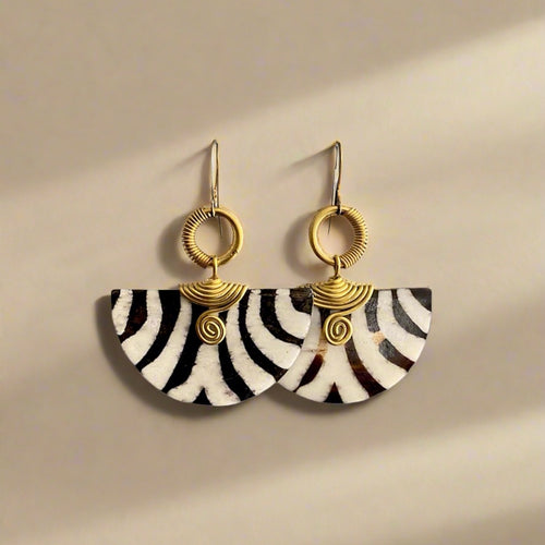 Safari Moon Earrings