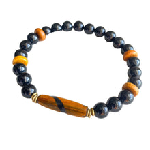 Load image into Gallery viewer, Black and Tan Bracelet