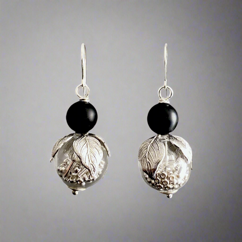 Dressed in Silver Ball Gown Era Earrings, Limited Edition