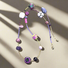 Load image into Gallery viewer, Lavender Sweets Kazuri Necklace